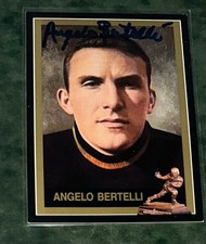 ANGELO BERTELLI  SIGNED CARD 1991 HEISMAN COLLECTION  FOOTBALL  CARD AUTOGRAPHED