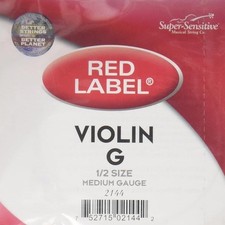 Super Sensitive Red Label Violin G String - Medium 1/2 - SS214 O1/2