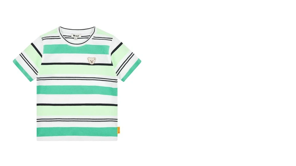 STEIFF Shirt , grün gestreift gr. 98- 122 - Bild 1 von 1