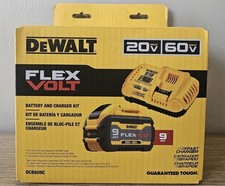 DeWALT 20V/60V MAX FLEXVOLT Lithium-Ion 9Ah Battery  Fast Charger Kit DCB609-C