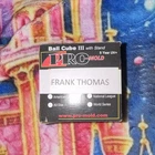 Frank Thomas White Sox Signed Baseball PSA/DNA Display Cube