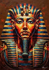 Leonid Afremov RAMESSES II Oil Painting 20"x30" by Official Studio GICLEE