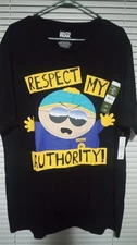Cartman South Park T-shirt Obey My Authority NEW XL