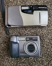 Olympus Kodak Digital Cameras Untested -Not Sure If It Works. No Chargers. As-Is