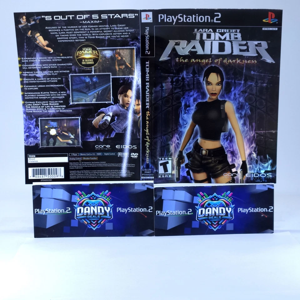 Tomb Raider Angel of Darkness PS2 в коробке с руководством - PlayStation 2 - Изображение 3 из 4