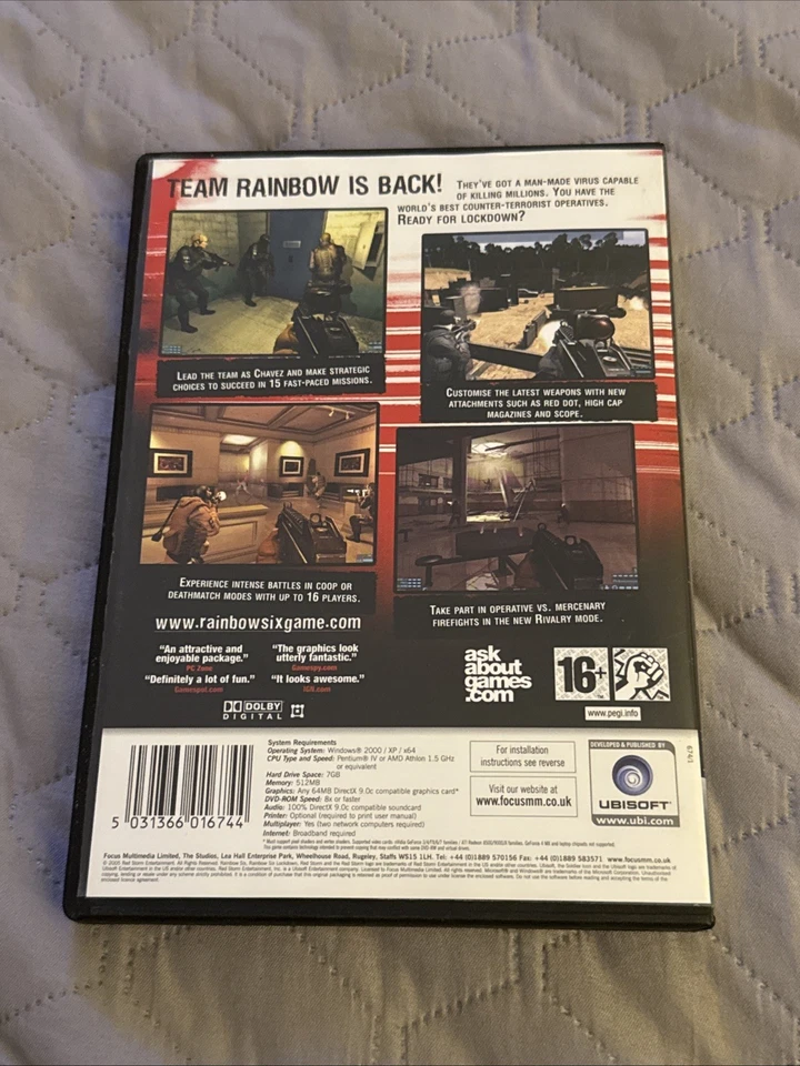 Tom Clancy's Rainbow Six Lockdown PC ROM - Image 4 of 4