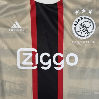 Ajax 2022/2023 Third x Daily Paper Fußballtrikot Herren Large - Original