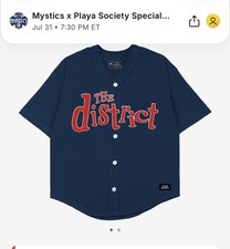 Playa Society wnba MYSTICS Baseball Jersey Size M - Relaxed Fit - new medium