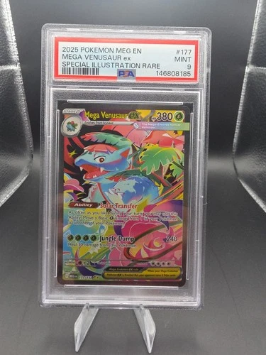 PSA 9 2025 POKEMON MEG EN-MEGA EVOLUTION | SIR MEGA VENUSAUR EX 177