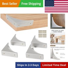 Metal Corner Guard for Furniture Decorative Table Corner Protectors 2.56'' Bo...