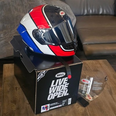 Bell Race Star DLX Flex Helmet XL RSD Old Glory - (New, never ridden) - Extras