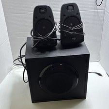 Logitech 2.1 Wired Computer Speaker System w/Subwoofer Volume Control Black
