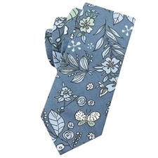 Men's Cotton Printed Floral Neck Tie Skinny Tie New1