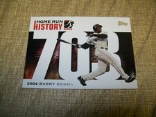 2006 Topps Baseball  Barry Bonds Home Run History BB703