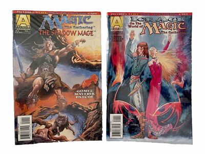 2 Acclaim MtG COMIC BOOKS Magic The Gathering SHADOW MAGE AND ICE AGE #1 W CARDS | eBay 2 Acclaim MtG COMIC BOOKS Magic The Gathering SHADOW MAGE AND ICE AGE #1 W CARDS | eBay