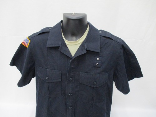 5.11 TACTICAL MIDNIGHT BLUE SECURITY LEO SHORT SLEEVE DRESS SHIRT MEDIUM/REGULAR - Picture 8 of 13