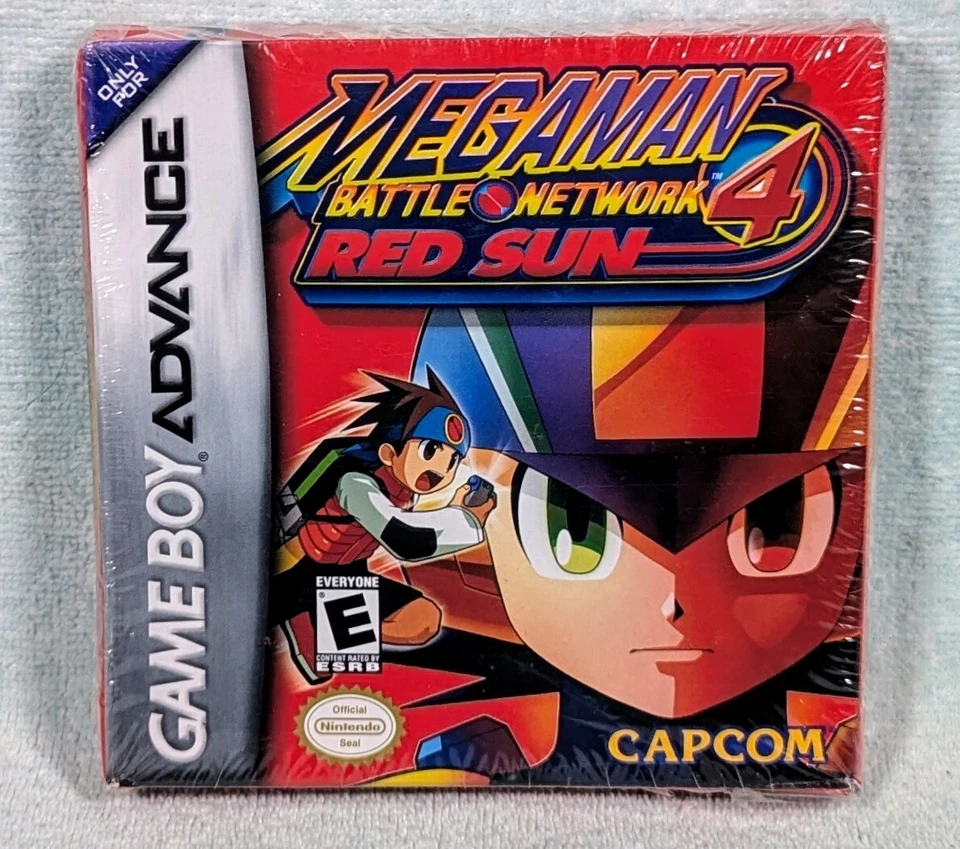 Mega Man Battle Network 4 Red Sun (Nintendo Game Boy Advance GBA, 2004) Sealed! - Image 2 of 4