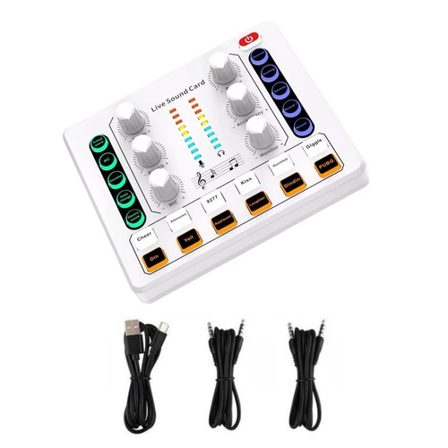 M8 Sound Card Body Professional Audio Equipment Optimized for Live Streaming