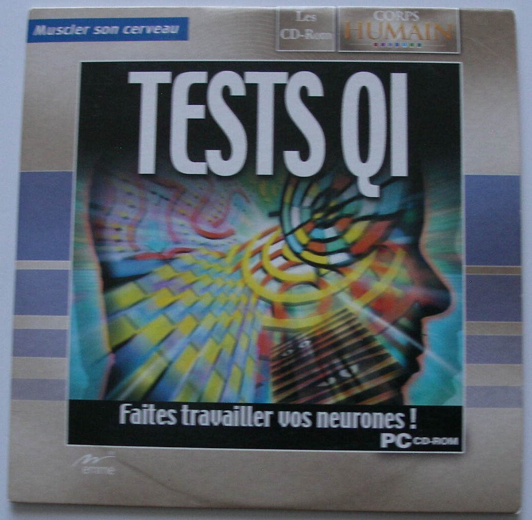 Test de QI Coach Cérébral PC CD-ROM pour Préparer un Examen et Stimuler la Mémoire