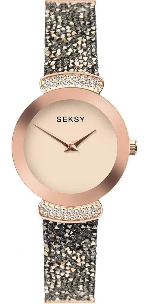 Seksy rocks watch rose gold hot sale