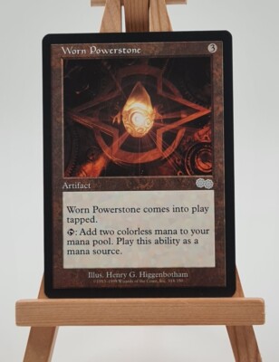 Worn Powerstone Urza´s Saga Magic Englisch (Abgenutzter Kraftstein)  318/350