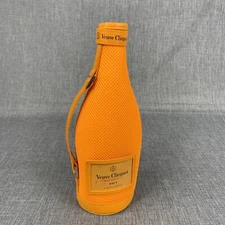 Veuve Clicquot Brut Champagne Ice Jacket Orange Zip Carrier with Handle 750mL
