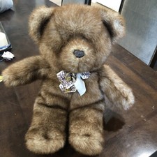 America Wego Brown Teddy Bear Plush 12" Sitting Bear Korea 20339