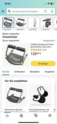 NP 120  THANE WonderCore Smart Fitness Home Trainer Multifunktion