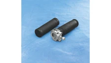 Drag Specialties Chrome Dual Cable Throttle Grip Assembly Harley Custom