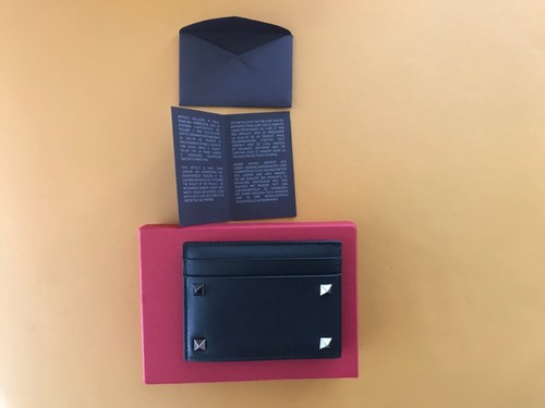VALENTINO GARAVANI Cardholder pelle Rockstud nuovo in full set - Foto 2 di 3