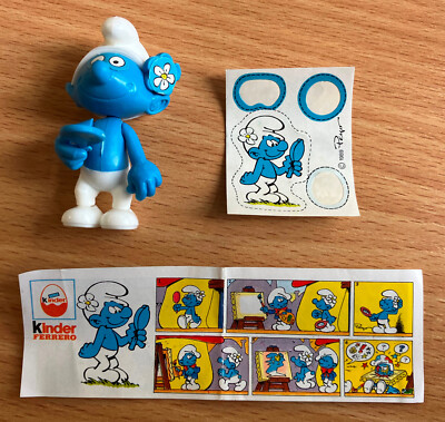 Kinder Überraschungsfigur - Vanity Schlumpf - Die Schlümpfe 1989