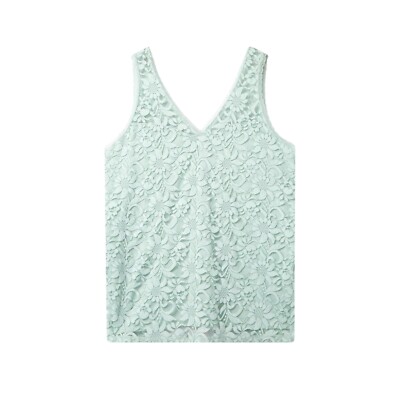 Torrid Women's Plus Size Fully Lined Stretch Lace V-Neck Tank