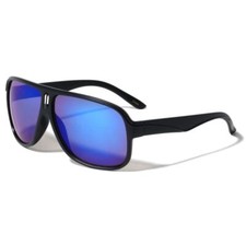 Men Sunglasses Blue Mirror Lens