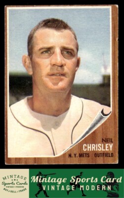 1962 Topps - Neil Chrisley - #308 New York Mets | eBay