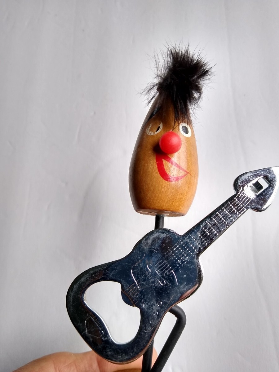 Johnny Guitar Bottle Can Opener Retro Barware Kitsch Japan 1950s