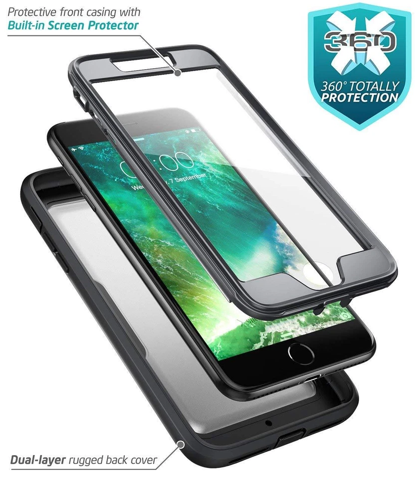iPhone 7/8 PLUS Case, i-Blason Magma Full Body Holster Cover w/ Screen Protector - Image 4 of 4