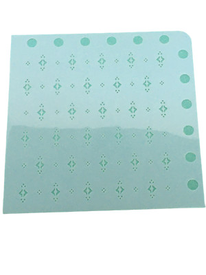 The Crafters Workshop Christmas Stencil Plastic 6x6 Card Making Paper Crafting