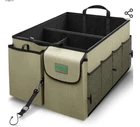 Drive Auto Car Boot Organiser Tidy Robust Collapsible Multi Compartment BEIGE