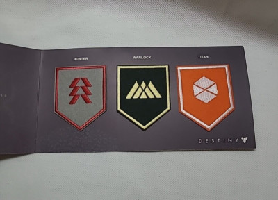 Destiny 3 Patch set Loot Crate Exclusive Bungie HUNTER WARLOCK TITAN 2017