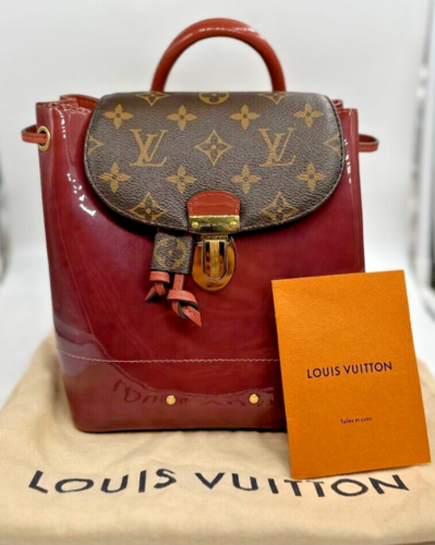 Sac à dos Louis Vuitton rose en Charol sac à dos. - Photo 1 sur 13