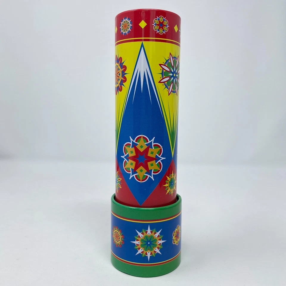 Lote de 2 juguetes Schylling caleidescopio y tapa giratoria juguetes de hojalata edades 4 en adelante Foto 2 de 4