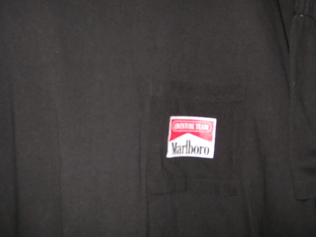 VINTAGE MARLBORO T SHIRT ONE SIZE COYOTE BLUFF USED 100% COTTON K