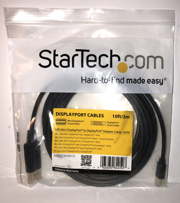 StarTech 10ft Mini DisplayPort to DisplayPort Adapter cable M/M MDP2DPMM10
