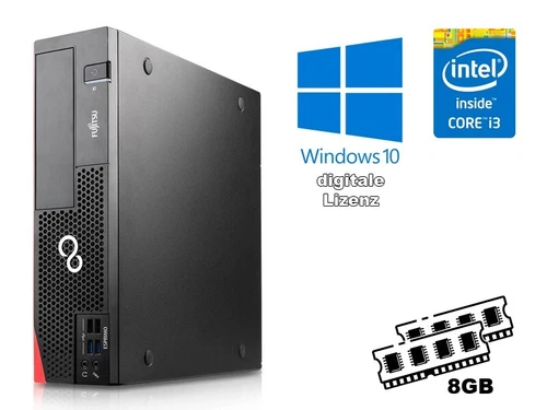 Fujitsu Esprimo D556 E90+ i3-6100 8GB DDR4 Win 10 Lizenz Office PC