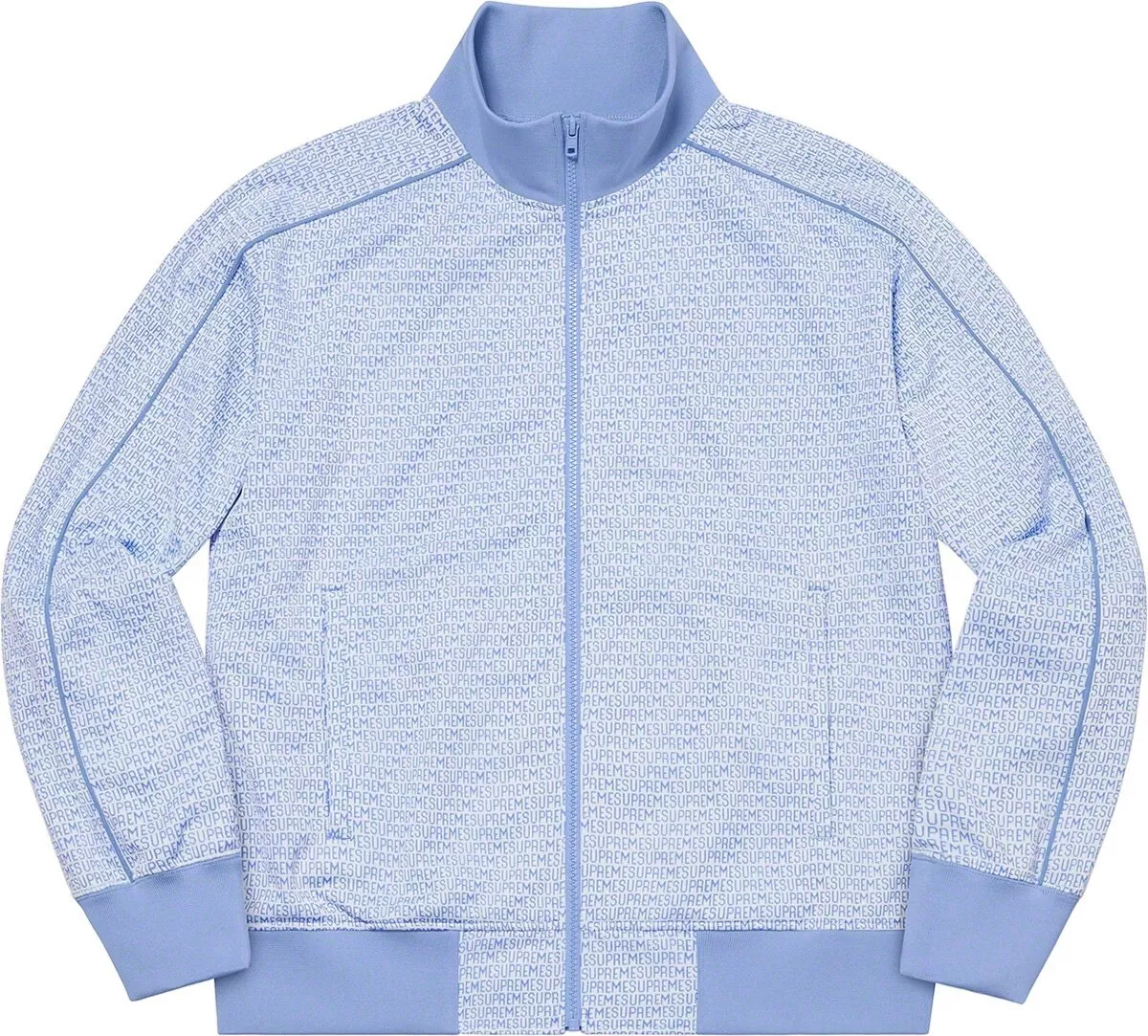 Veste de survêtement Supreme Repeat / Bleu ciel / Taille : Large Homme / Réf : ss22j32