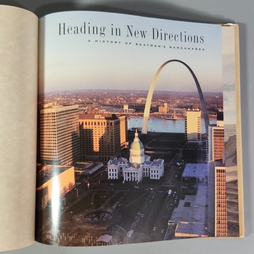 Heading in New Directions History of Boatmens Bancshares St Luis Bank DJ HC Book - Picture 3 of 23