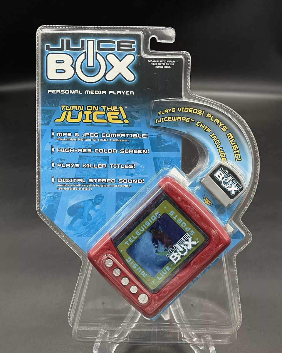 Juice Box Personal Media Player 2002 (Red) and Starter Kit Brand