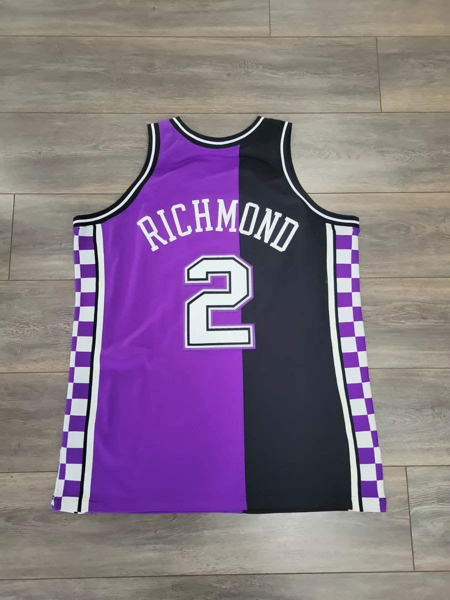 Men's Mitchell & Ness Mitch Richmond Purple Sacramento Kings Hardwood Classics Swingman Jersey Size: Medium