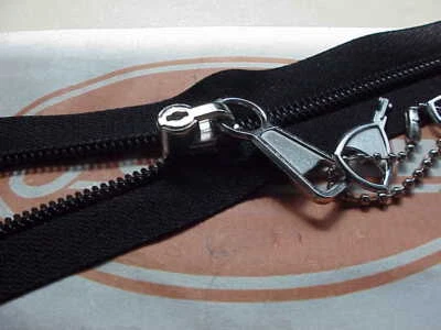 ALANSEW ONE Strong no5 CHROME lockable bondage padlock zip slider set (ZIP IS AVAILABLE)