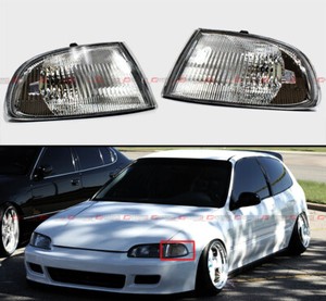 Purchase JDM 92-95 Honda Civic EG6 SiR Hatchback EG Coupe Corner Lights Stanley Pair C  I1791558